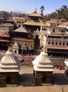 Pashumatinath is a UNESCO World Heritage Site adjacent to Kathmandu's airport. It is also the city's best known cremation site. (copyright Donatella Lorch)