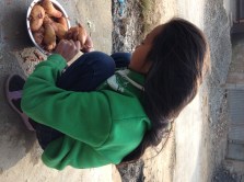 This young girl's hair reaches her waist. Copyright Donatella Lorch
