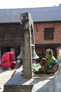 At Mother Teresa's hospice, the elderly live in a working shrine.  (copyright Donatella Lorch)