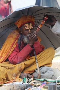 This Sadhu greatly enjoyed his ganja. © Donatella Lorch