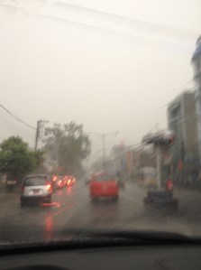 Driving home in the recent storm © Lucas Zutt