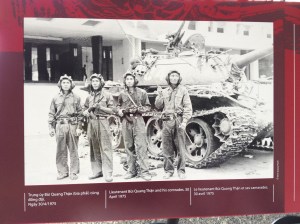 The first North Vietnamese soldiers to storm the presidential Palace, Saigon, April 1975