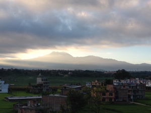 Dawn over the Kathmandu Valley. ©Donatella Lorch
