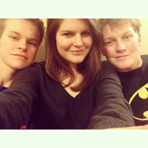 Alex, Madeline and Nico © Madeline Zutt selfie